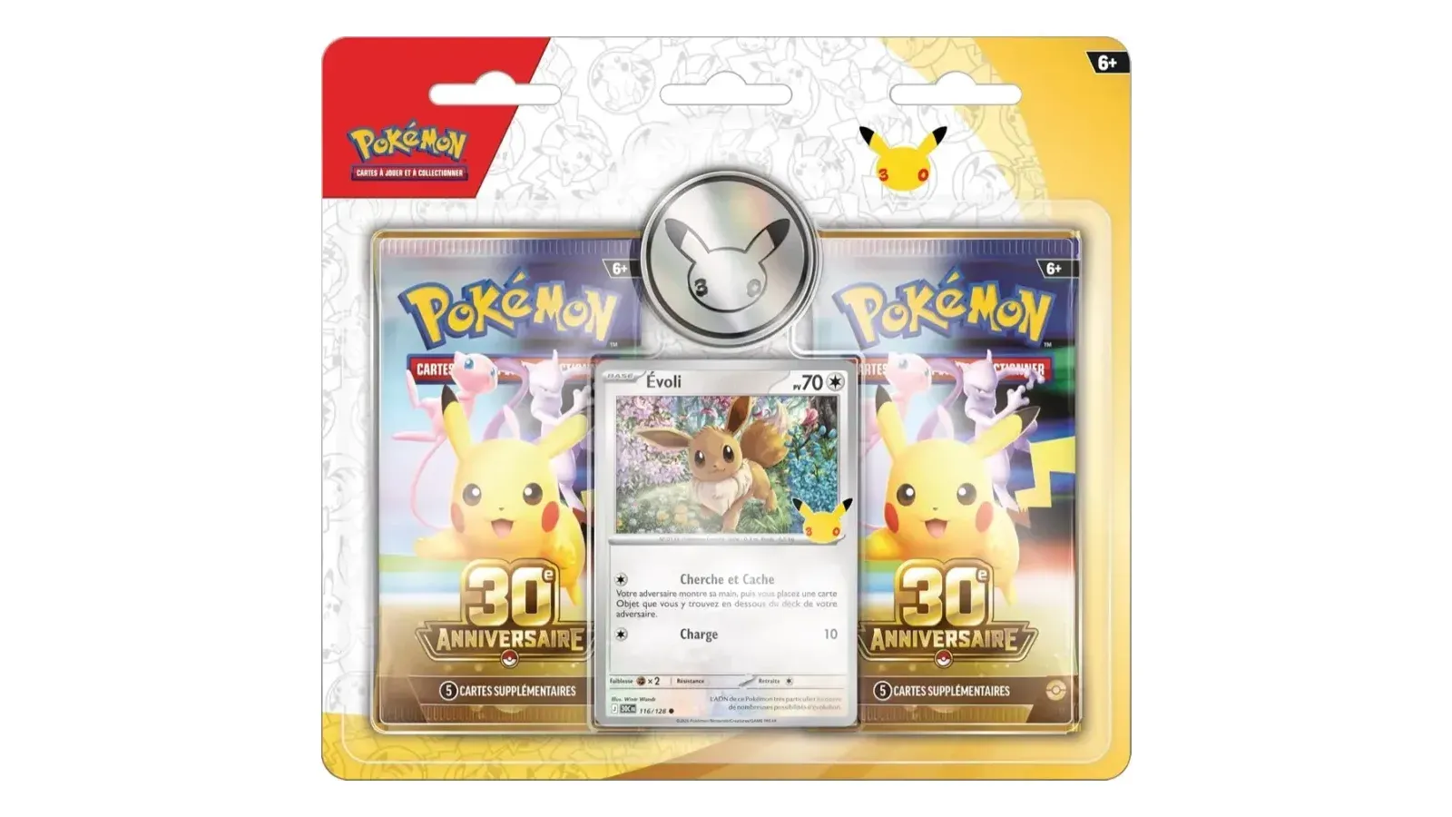 Duopack Évoli Pokémon 30 ans : prix, carte promo et précommande Amazon