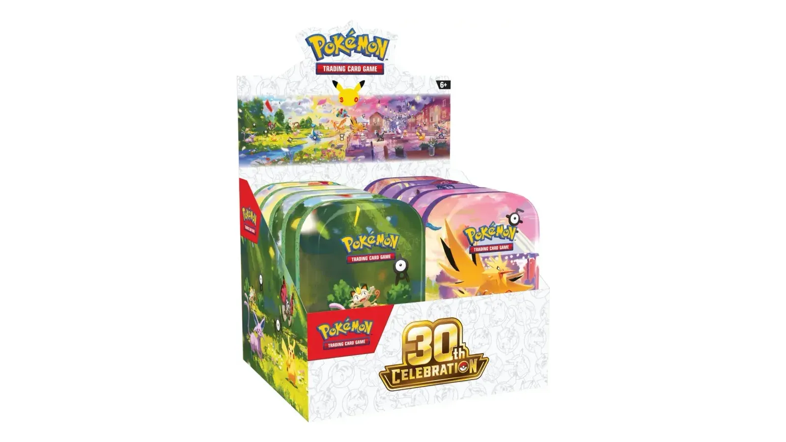 Mini Tins Pokémon 30 ans : prix, les 10 modèles et précommande Amazon