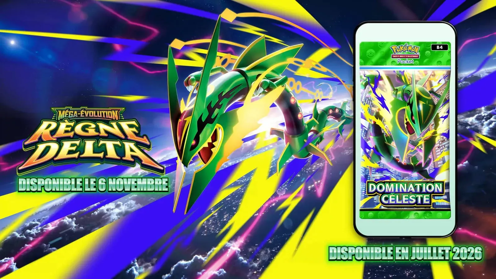 Méga-Évolution – Règne Delta (ME06) : les 113 cartes, Méga-Rayquaza ex et la date de sortie