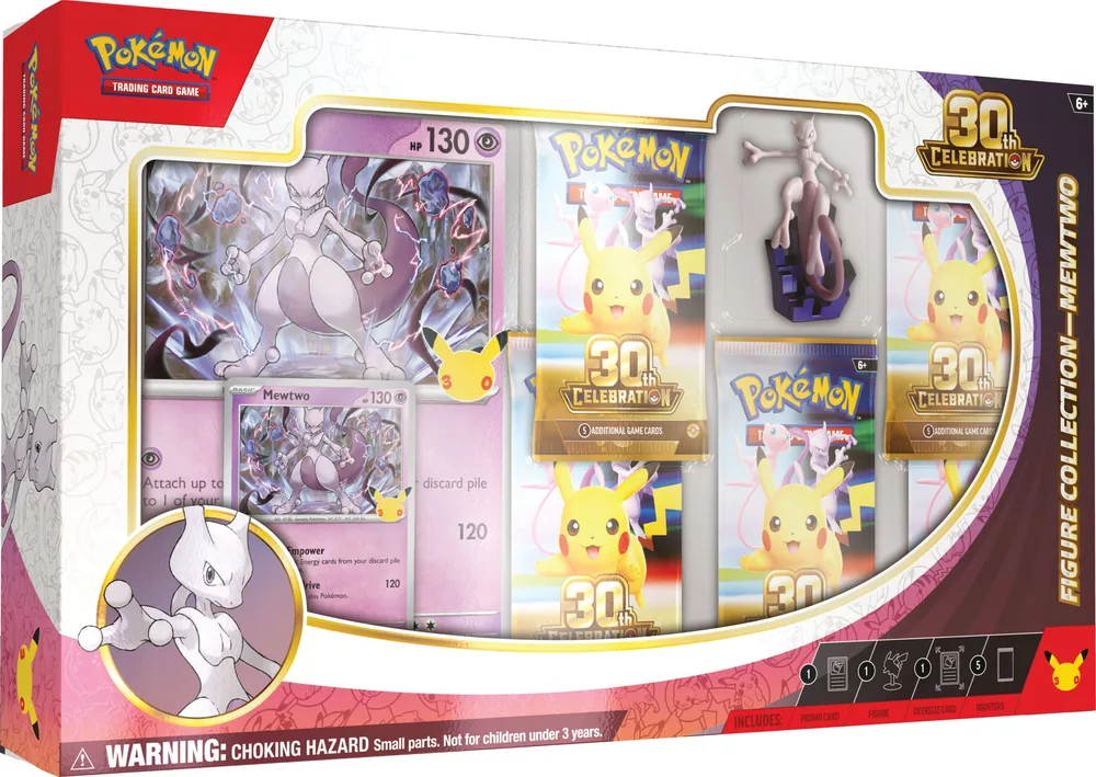 Coffret Figurine Mew et Mewtwo 30e Anniversaire