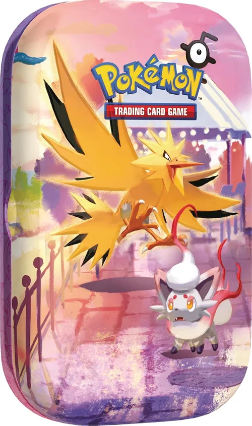 Mini Tin Électhor Soirée du 30e anniversaire du JCC Pokémon : Électhor en vol au-dessus de la fête nocturne