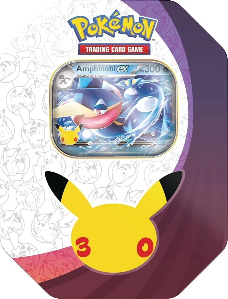 Pokébox Amphinobi 30e Anniversaire avec carte promo brillante Amphinobi