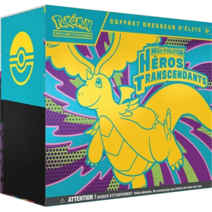 Coffret Dresseur d'élite Héros Transcendants ME2.5, bloc Méga-Évolution
