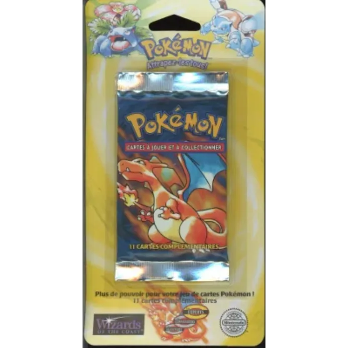 Blister Dracaufeu Set de Base Pokémon scellé, Wizards 1999