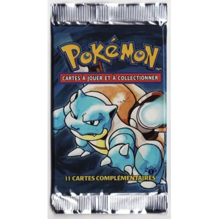 Booster Set de Base Pokémon visuel Tortank, Wizards 1999, scellé
