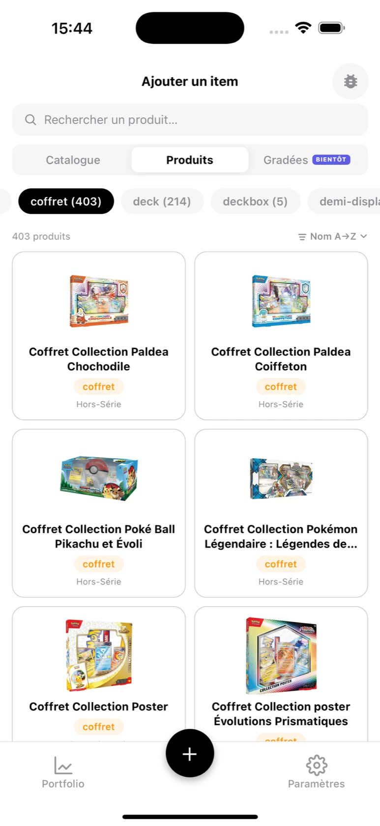 Catalogue BoostaCote filtré sur les coffrets